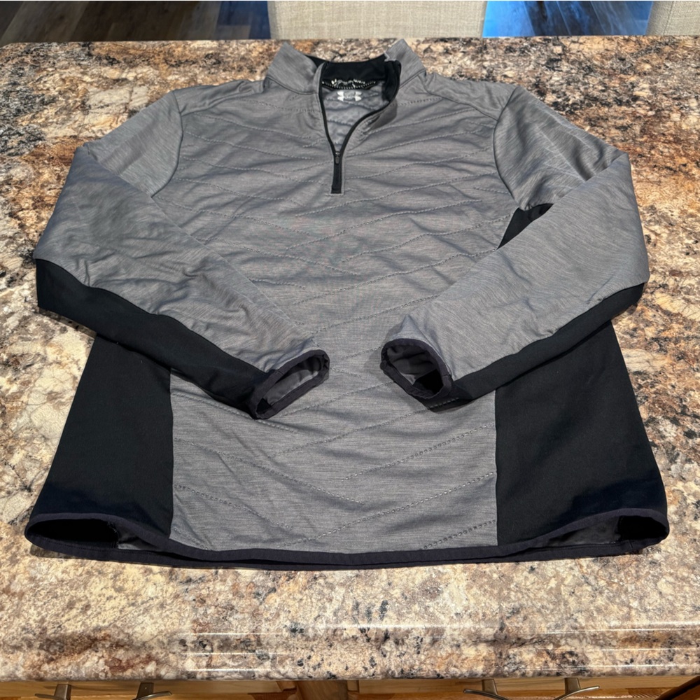 Under Armour Men's Two-Tone Gray and Black Jacket